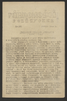 Wiadomości Polityczne. [R.3], nr 107 (1 grudnia 1942)