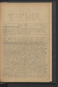 Ziemia : tygodnik ludowy. 1944, nr 26 (7 października)