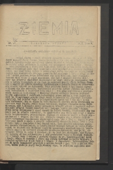 Ziemia : tygodnik ludowy. 1944, nr 27 (14 października)