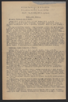 Wiadomości z Miasta i Wiadomości Radiowe. 1944, nr 50 (27 sierpnia)