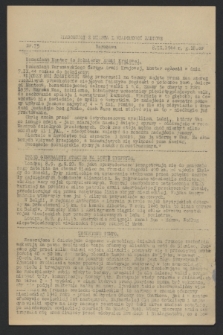 Wiadomości z Miasta i Wiadomości Radiowe. 1944, nr 75 (8 września)