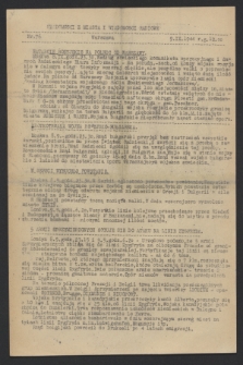 Wiadomości z Miasta i Wiadomości Radiowe. 1944, nr 76 (9 września)