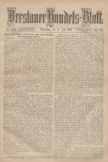 Breslauer Handels-Blatt. Jg.24, Nr. 170 (23 Juli 1868)