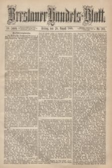 Breslauer Handels-Blatt. Jg.24, Nr. 201 (28 August 1868)