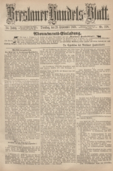 Breslauer Handels-Blatt. Jg.24, Nr. 228 (29 September 1868)