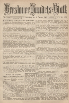 Breslauer Handels-Blatt. Jg.24, Nr. 230 (1 October 1868)