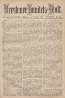 Breslauer Handels-Blatt. Jg.24, Nr. 235 (7 October 1868)