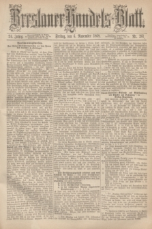 Breslauer Handels-Blatt. Jg.24, Nr. 261 (6 November 1868)