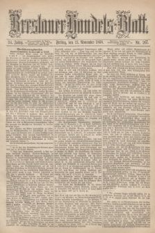 Breslauer Handels-Blatt. Jg.24, Nr. 267 (13 November 1868)