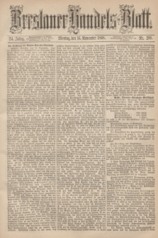 Breslauer Handels-Blatt. Jg.24, Nr. 269 (16 November 1868)