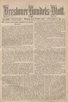 Breslauer Handels-Blatt. Jg.24, Nr. 289 (9 Dezember 1868) + dod.