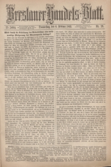 Breslauer Handels-Blatt. Jg.25, Nr. 29 (4 Februar 1869)