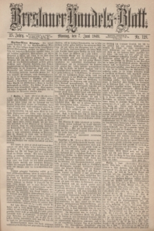 Breslauer Handels-Blatt. Jg.25, Nr. 129 (7 Juni 1869)