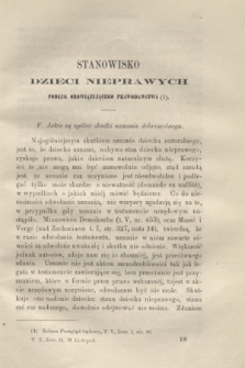 Przegląd Sądowy : pismo popularno-naukowe poświęcone teoryi i praktyce prawa. T.5, zesz. 2 (listopad 1869)