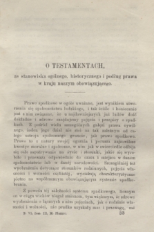 Przegląd Sądowy : pismo popularno-naukowe poświęcone teoryi i praktyce prawa. [T.6], [zesz. 3] ([marzec] 1870)