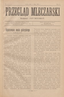 Przegląd Mleczarski. R.2, nr 4 (1 maja 1897)