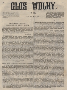 Głos Wolny. 1866, nr 99