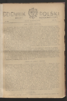 Dziennik Polski : organ demokratyczny. R.4, nr 559 (19 sierpnia 1943)