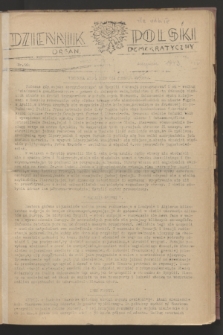 Dziennik Polski : organ demokratyczny. R.4, nr 560 (21 sierpnia 1943)