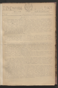 Dziennik Polski : organ demokratyczny. R.4, nr 564 (31 sierpnia 1943)
