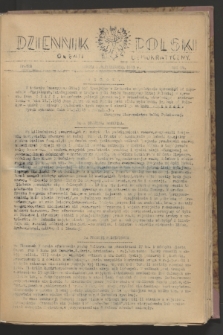 Dziennik Polski : organ demokratyczny. R.4, nr 581 (9 października 1943)