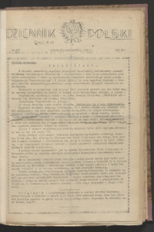 Dziennik Polski : organ demokratyczny. R.4, nr 587 (23 października 1943)