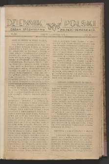 Dziennik Polski : organ Stronnictwa Polskiej Demokracji. R.4, nr 591 (4 listopada 1943)