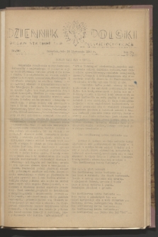 Dziennik Polski : organ Stronnictwa Polskiej Demokracji. R.4, nr 600 (25 listopada 1943)