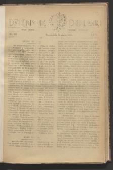 Dziennik Polski : organ Stronnictwa Polskiej Demokracji. R.5, nr 648 (14 marca 1944)