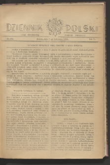 Dziennik Polski : organ Stronnictwa Polskiej Demokracji. R.5, nr 656 (1 kwietnia 1944)