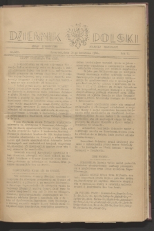 Dziennik Polski : organ Stronnictwa Polskiej Demokracji. R.5, nr 660 (13 kwietnia 1944)