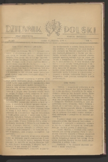 Dziennik Polski : organ Stronnictwa Polskiej Demokracji. R.5, nr 665 (25 kwietnia 1944)