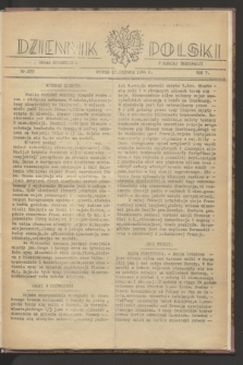 Dziennik Polski : organ Stronnictwa Polskiej Demokracji. R.5, nr 679 (27 czerwca 1944)