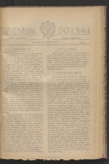 Dziennik Polski : organ Stronnictwa Polskiej Demokracji. R.5, nr 713 (24 sierpnia 1944)