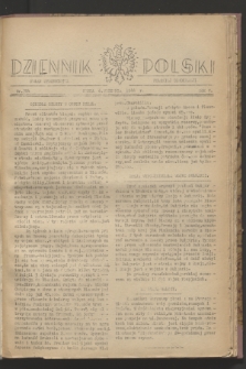 Dziennik Polski : organ Stronnictwa Polskiej Demokracji. R.5, nr 724 (6 września 1944)
