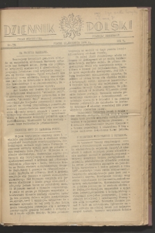 Dziennik Polski : organ Stronnictwa Polskiej Demokracji. R.5, nr 736 (22 września 1944)