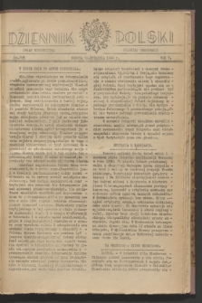 Dziennik Polski : organ Stronnictwa Polskiej Demokracji. R.5, nr 743 (30 września 1944)