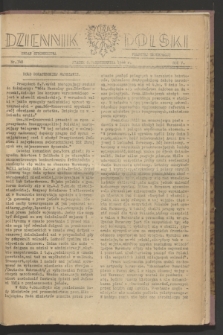 Dziennik Polski : organ Stronnictwa Polskiej Demokracji. R.5, nr 748 (6 października 1944)