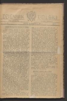 Dziennik Polski : organ Stronnictwa Polskiej Demokracji. R.5, nr 753 (12 października 1944)