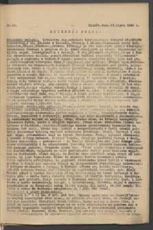Dziennik Polski. 1940, nr 14 (13 lipca)