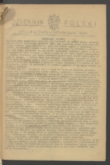 Dziennik Polski. (27 września 1940)