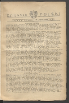 Dziennik Polski. (17 listopada 1940)
