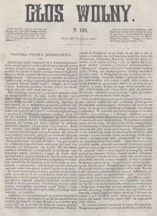 Głos Wolny. 1867, nr 128