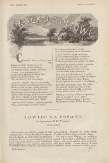 Kółko Domowe : pismo poświęcone polskim rodzinom. R.5, z. 15 (1 sierpnia 1865) + dod. + wkładka