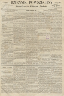 Dziennik Powszechny : Pismo Urzędowe, Polityczne i Naukowe. 1861, nr 1 (1 października)