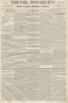 Dziennik Powszechny : Pismo Urzędowe, Polityczne i Naukowe. 1861, nr 5 (5 października)