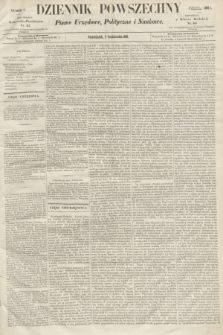 Dziennik Powszechny : Pismo Urzędowe, Polityczne i Naukowe. 1861, nr 6 (7 października)
