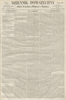 Dziennik Powszechny : Pismo Urzędowe, Polityczne i Naukowe. 1861, nr 8 (9 października)