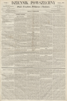 Dziennik Powszechny : Pismo Urzędowe, Polityczne i Naukowe. 1861, nr 9 (10 października)