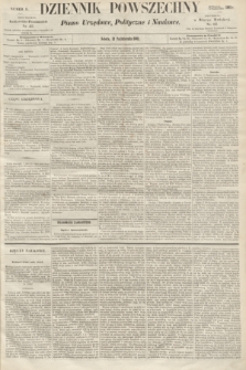 Dziennik Powszechny : Pismo Urzędowe, Polityczne i Naukowe. 1861, nr 11 (12 października)